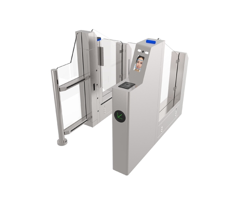 ISO9001 RFID Otomatik Turnike Kapı Sistemleri SUS304 Havaalanı Döner Kapılar