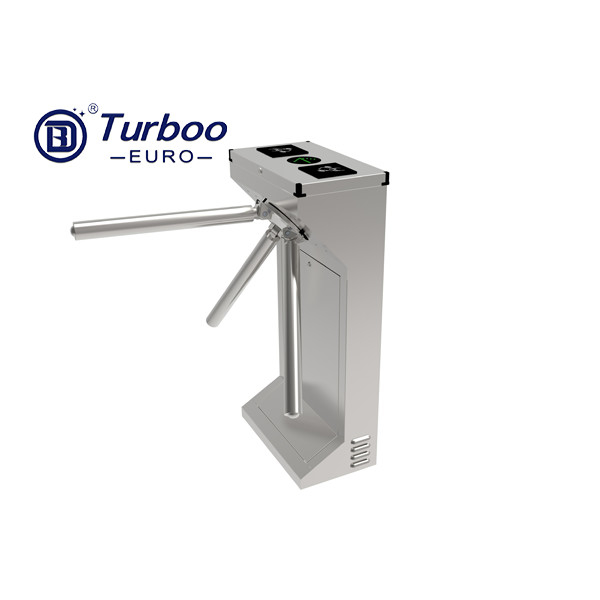 Paslanmaz Çelik RFID Parmak İzi Güvenlik Tripod Turnike Kapısı, 100-240V Erişim Kontrolü Tripod Turnike, Tripod Kapısı