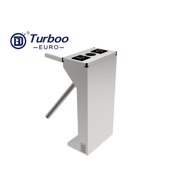 Paslanmaz Çelik RFID Parmak İzi Güvenlik Tripod Turnike Kapısı, 100-240V Erişim Kontrolü Tripod Turnike, Tripod Kapısı