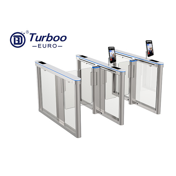 Ofis Binası Turboo için Paslanmaz Çelik Hız Kapısı Turnike 900mm Geçiş Genişliği